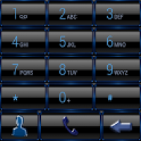 exDialer GlassMetalFrameBBlue 1.0