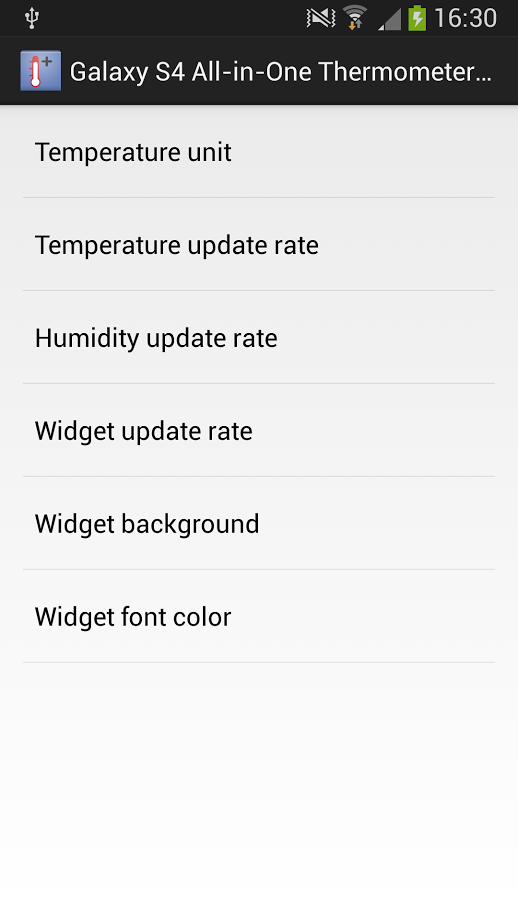 Galaxy S4 All-in-1 Thermometer