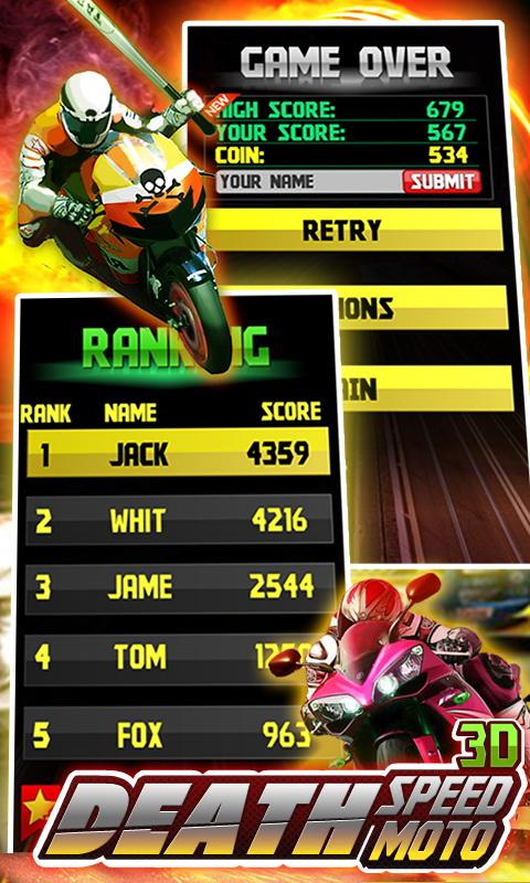 Death Speed：Moto 3D (Mod Money)