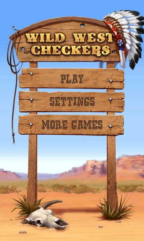 Wild West Checkers