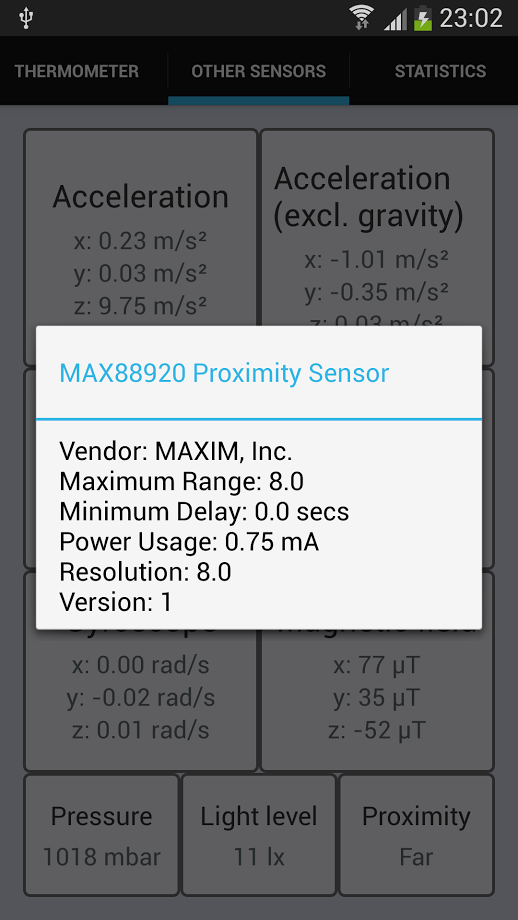 Galaxy S4 All-in-1 Thermometer