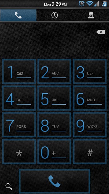 Stone Grunge Blue CM10 Theme