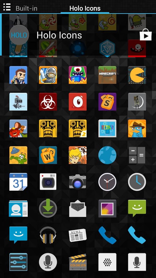 Holo Icons (Nova/Apex/Go/ADW)