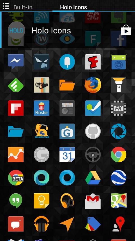 Holo Icons (Nova/Apex/Go/ADW)