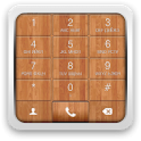 exDialer Lino Wood theme 1.0