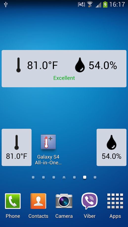 Galaxy S4 All-in-1 Thermometer