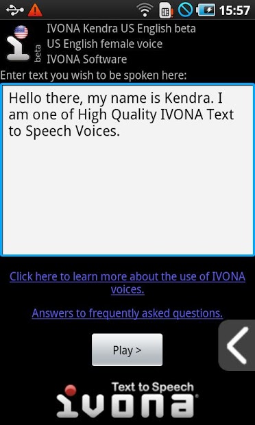 IVONA Text-to-Speech HQ