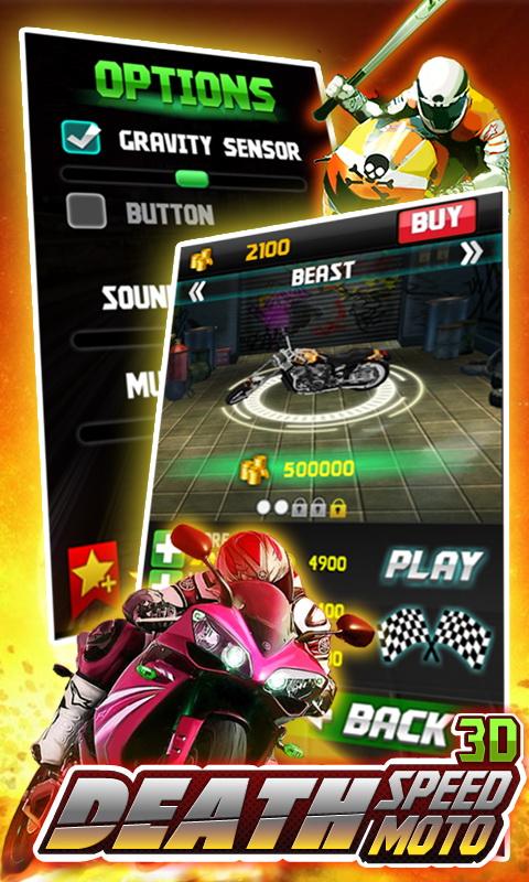 Death Speed：Moto 3D (Mod Money)