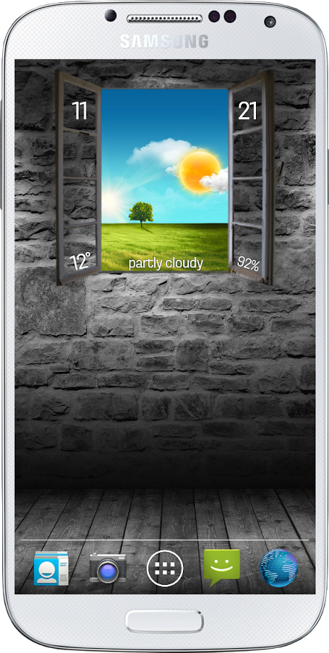 Real Window UCCW Weather Skin