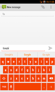 Dark ActionBar Orange CM Theme