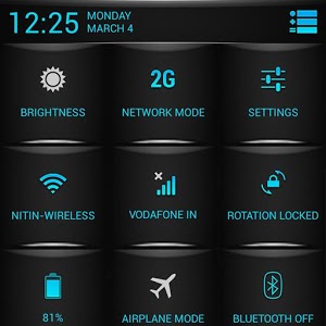 Blue Fire Theme CM11/AOKP 4.06