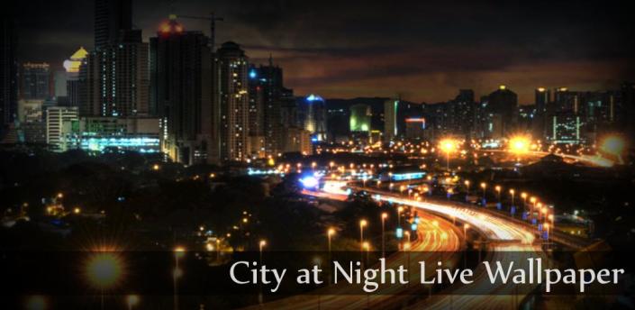 City at Night Live Wallpaper