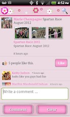 Pink Theme for Facebook (Màu hồng cho facebook)