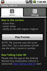 Talking Caller ID