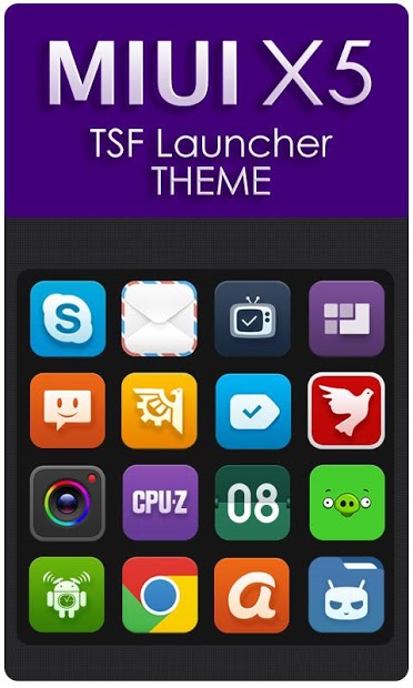 Miui X5 TSF Shell Theme