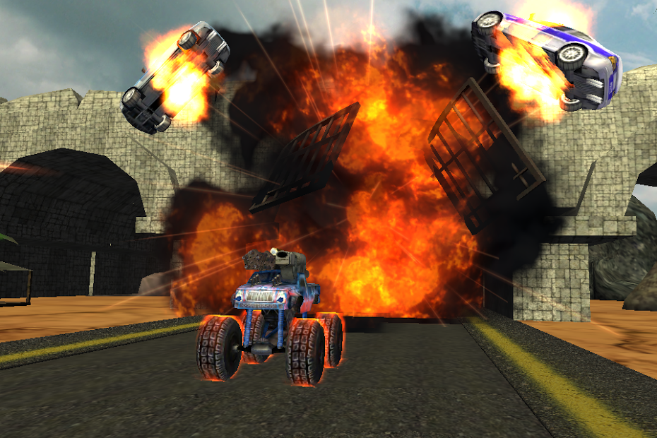 Crazy Monster Truck Fighter