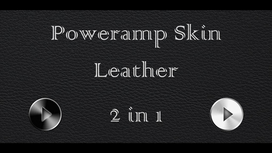 Poweramp Leather Skin 2 in 1