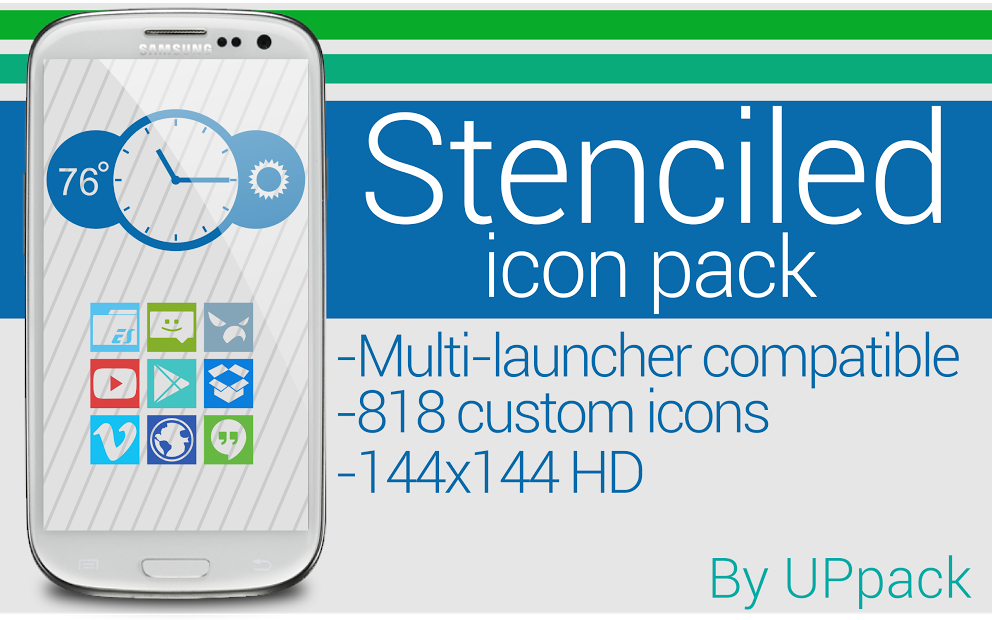 Stenciled Icons
