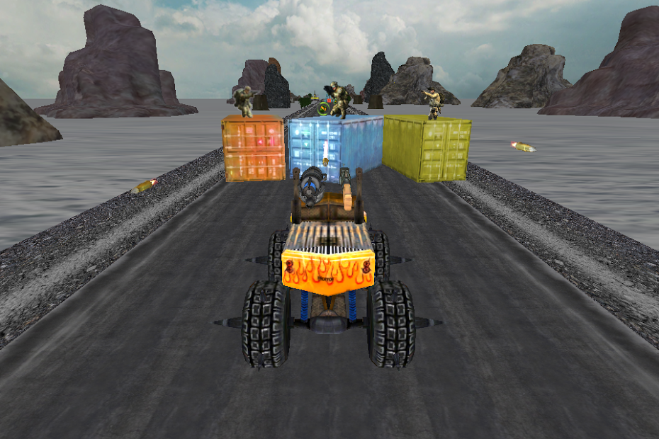 Crazy Monster Truck Fighter