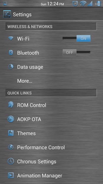 Brushed Steel CM10/AOKP Theme