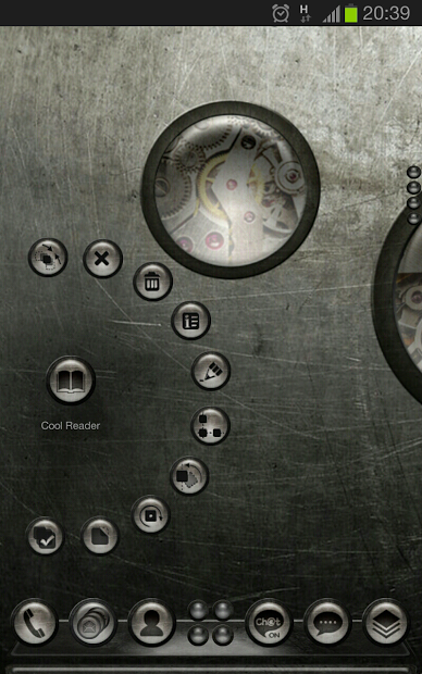 Next Launcher Theme SteampunkW