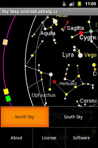 Sky Map of Constellations