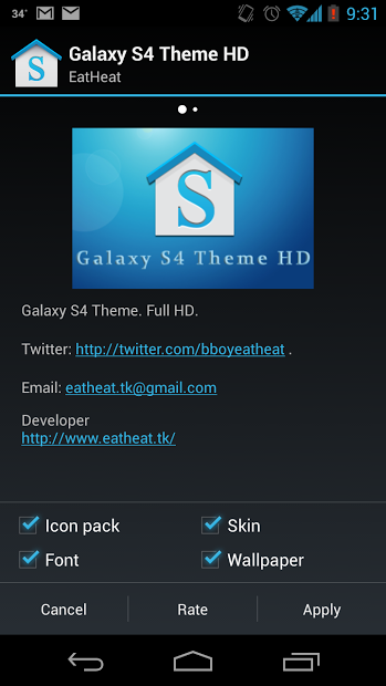 Galaxy S4 Theme HD