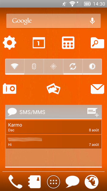 Orange White Theme CM10.1 AOKP