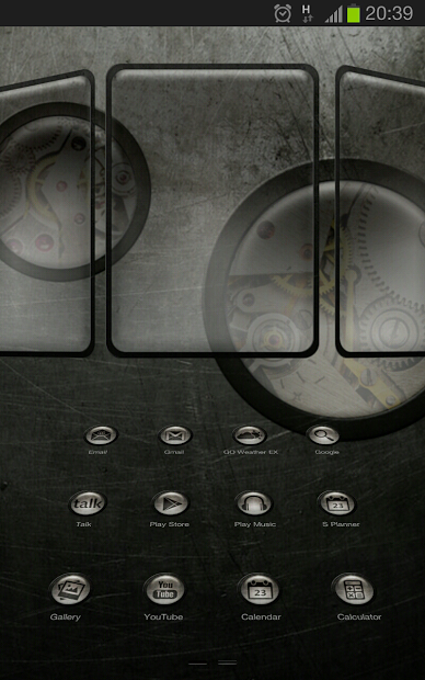 Next Launcher Theme SteampunkW