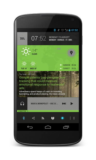 RideLine for Zooper Widgets