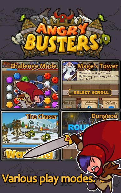 Angry Busters (Unlimited Gold/Magic Points)