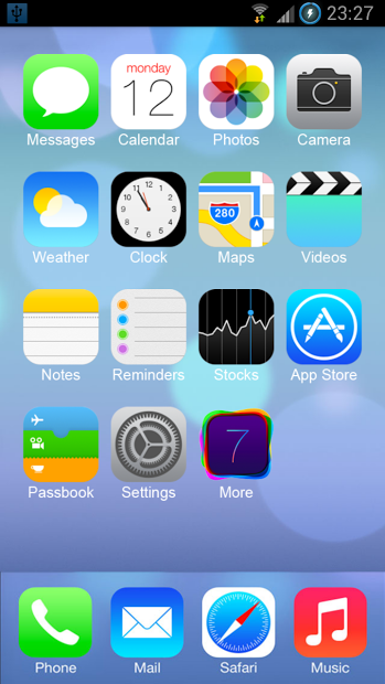 iOS 7 Launcher Theme HD