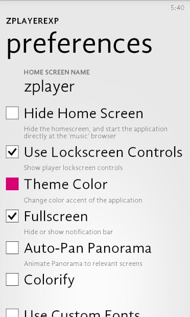 ZPlayer Experiments