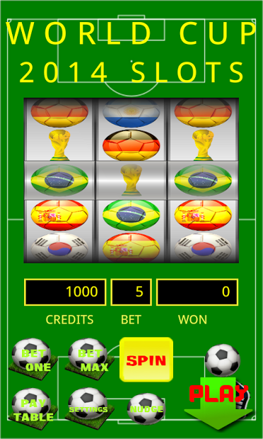 World Cup 2014 Slots FREE