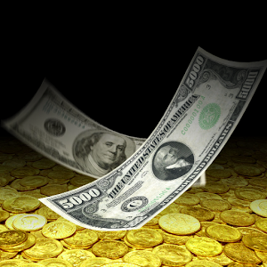 Falling Money 3D Wallpaper 