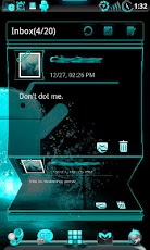 GOWidget Theme ElecCyan-Free