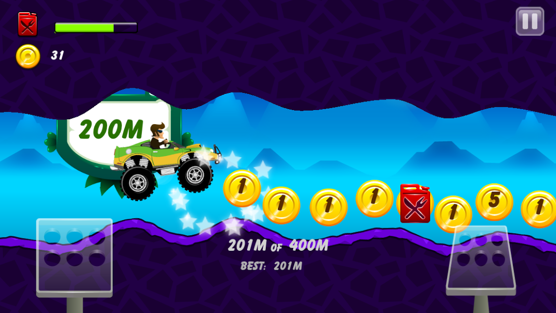 Hill Racing: mountain climb (Mod Money)