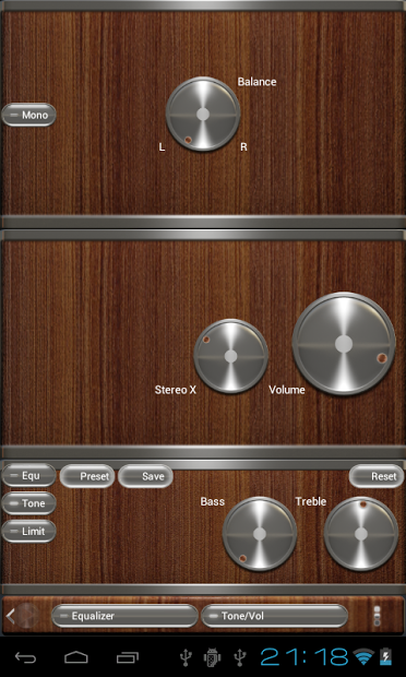 metal wood power amp skin