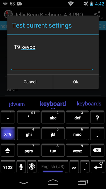 Jelly Bean Keyboard 4.3 PRO