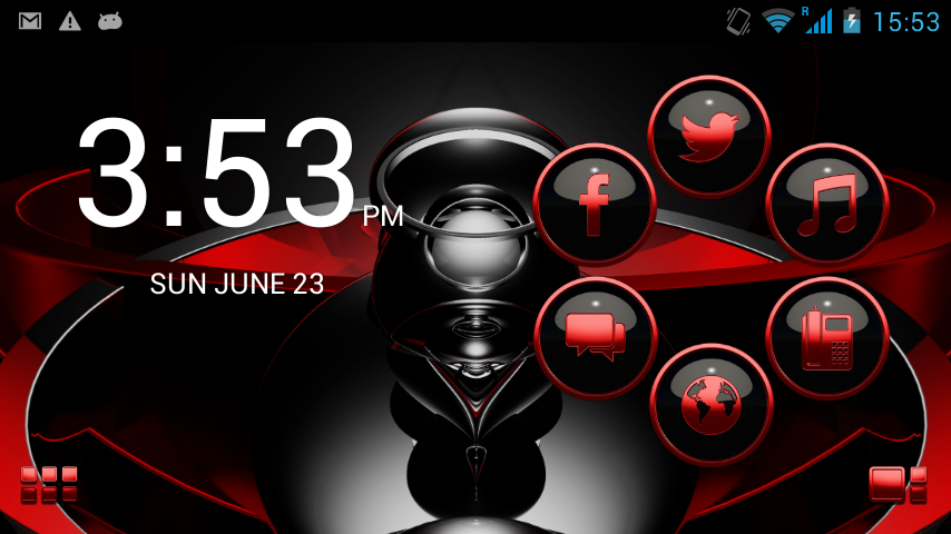 3D Red Theme Deluxe GSLTHEME