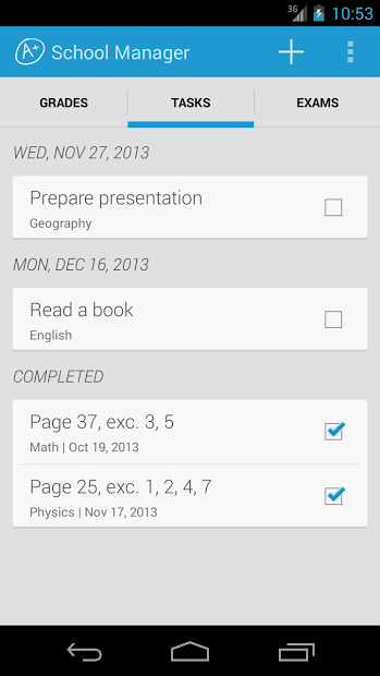 School Marks Manager