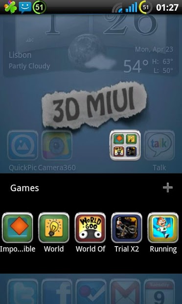 MIUI 3D NOVA ADW APEX GO