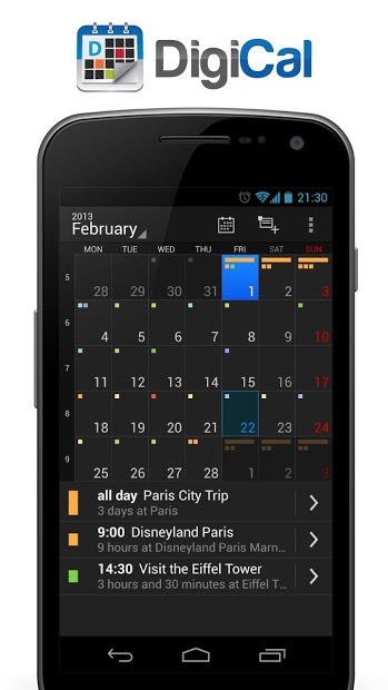 DigiCal+ Calendar & Widgets