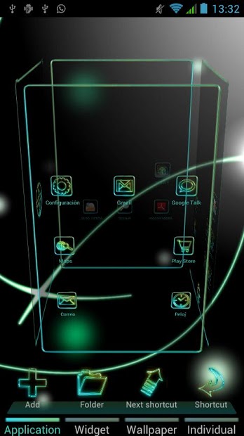 Glow Next Launcher 3D Theme