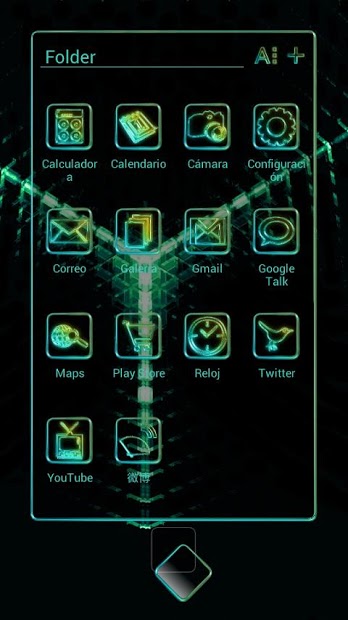 Glow Next Launcher 3D Theme