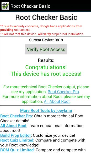 Framaroot - app root trực tiếp