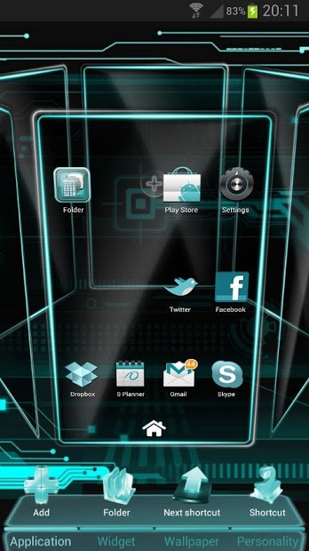 Next Launcher Cyanogen Theme