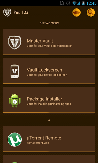 Vault App Locker & Lockscreen