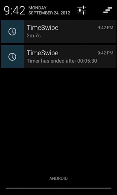 TimeSwipe - Timer