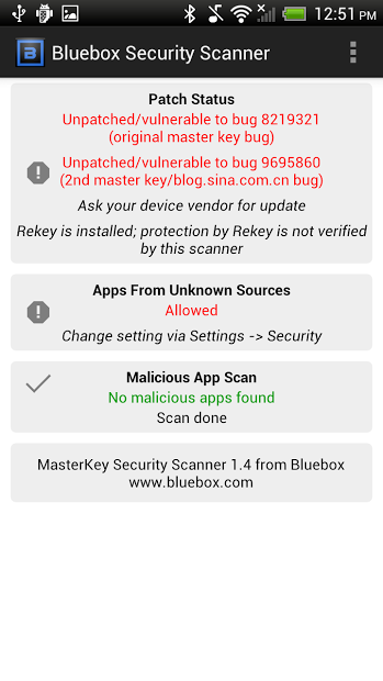 Bluebox Security Scanner